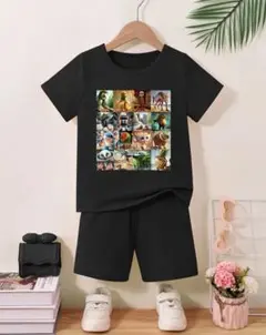 トゥントゥンサフール　130　セットアップ　半袖　Tシャツ