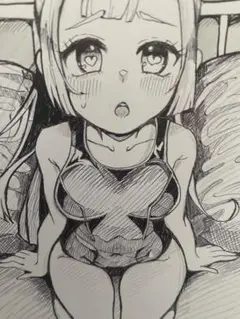 リーリエ　手描き　イラスト　ポケモン　ファンアート