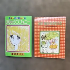 【昭和】篠崎まこと 文庫『8月のシンフォニー』メモ帳 セット りぼん付録