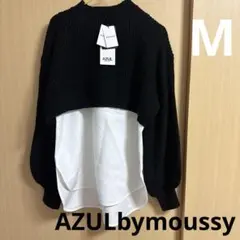 AZULbymoussy パフスリーブ ニット ノースリーブシャツset