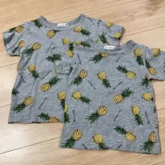 branshes パイナップル柄 Tシャツ 110、120セット