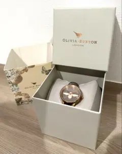 【新品未使用、電池交換要】OLIVIA BURTON 時計（タグ、取扱説明書付）