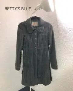 BETTY'S BLUE べティーズブルー　Aライン 希少ロングコート　マキシ丈 BETTY´S BLUE べティーズブルー Aライン 希少ロングコート マキシ丈