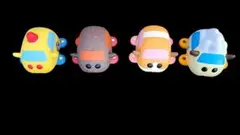 PUI PUI モルカー　ソフビ4点セット