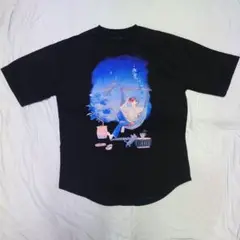 キヨ猫Tシャツ (キヨとキヨ猫) 黒