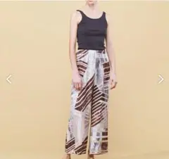 【美品】ジオメトリックパンツ　36