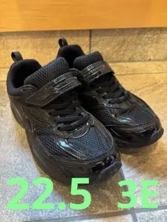 瞬足ブラック　22.5 3E