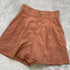 【SLOBEIENA】スローブイエナ オシャレハーフパンツ ブラウン カワイイ♡