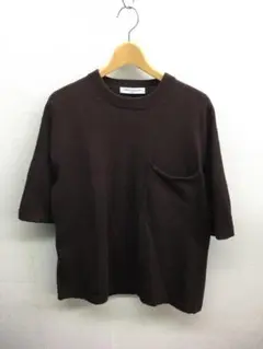 UNITED ARROWS オーバーサイズ ポケット半袖ニット