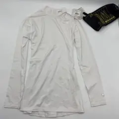 PUMA ホワイト ハイネック着圧 Tシャツ Mサイズ