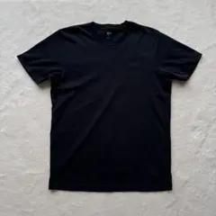 UNIQLO ユニクロ スーピマコットンクルーネックTシャツ ブラック