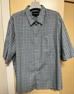 YESEYESEE チェック柄 半袖シャツ XL