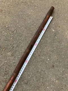 女竹本煤竹2節ジャンク品