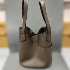 ハンドバッグ ブラウン ベージュ