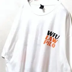 ギルダンWFU LAW PILOフォールフェスト Tシャツホワイト白XL古着