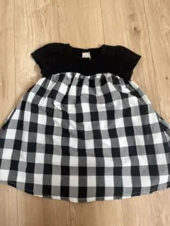 petit mainプティマイン　子供服　女の子　半袖　ワンピース 90 サイズ