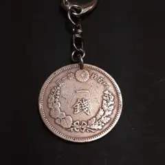 【本物硬貨】竜1銭銅貨 アクセサリー キーホルダー