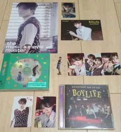 BOYLIFE ウナク　ソロ盤　通常盤　フライヤー　ポストカード　セット
