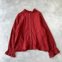 美品シサムフェアトレード　厚手インド綿100％ブラウス　シサム工房　290