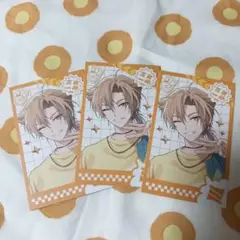 1208.にじさんじ 三ミ一体 チェキ 伏見ガク