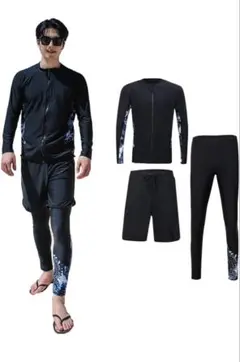 水着　ラッシュガードセット　3XL