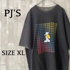 【美品】古着 PJ'S サーフブランド ブラック Tシャツ XLサイズ