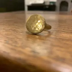 真鍮製 シンプルリング 装飾品