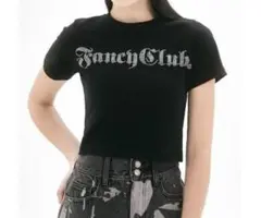 FANCY CLUB ILLUSORY CROP TEE