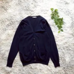 ユニクロ UNIQLO (M) カシミヤ100% Vネックカーディガン