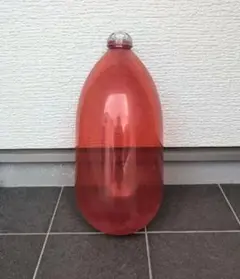 【ブイ】ウリ型 プラスチック 赤（透明）