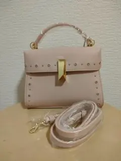 CELFORDリュタンビジュースタッズポシェット　ピンク