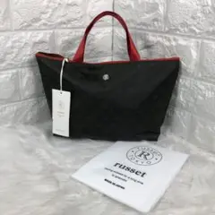 ✨新品✨タグ袋付き russet ナイロン ハンドバッグ 総柄