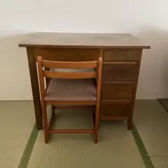 【引取限定】古家具 アンティーク 昭和レトロ デスク 勉強机