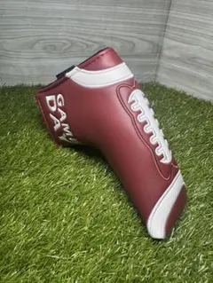 ゴルフクラブヘッドカバー　ピンタイプ用　アメフトボール　パター用ヘッドカバー