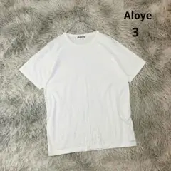 【アロイ】半袖Ｔシャツ カットソー (３) 白 無地 シンプル カジュアル