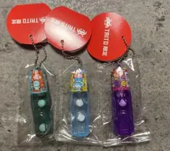 森永ラムネ ミニボトルキーホルダー タイトー限定　3種