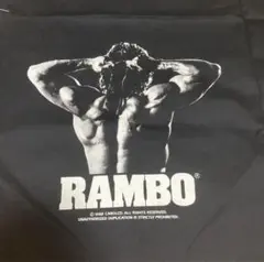 新品　ランボー　シルヴェスタースタローン映画　古着　RAMBO 筋トレ　usa