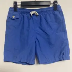 POLO RALPH LAUREN 子供 ボードショーツ 青色 ポロロゴ刺繍