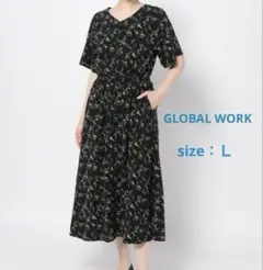 さらさらリラックス半袖ワンピース GLOBAL WORK グローバルワーク