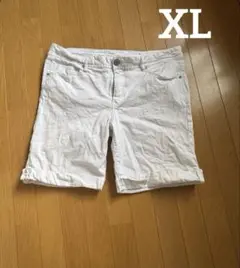 【928】フェイデッドグローリー　ハーフパンツホワイト　XL〜2XL