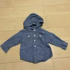 babyGap フード付きデニムシャツ 80cm
