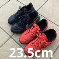 NIKEu0026MIZUNOサッカートレーニングシューズ 23.5cm