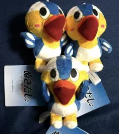 新品 ぬきたし THE ANIMATION マスコット ハメドリくん 3種 3点