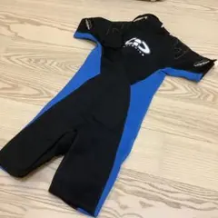 スイムスーツ KIDS CIC SHORTIE SUIT ブラック/ブルー