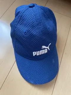 PUMA メッシュキャップ 青