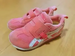 asics アシックス　アイダホ　スクスク　スニーカー ピンク　18センチ