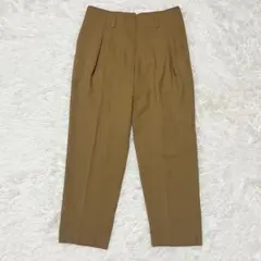 サポートサーフェス タックテーパードパンツ キャメル サイズ0 薄手