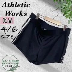 美品✨アスレチックワークス スポーツトップ パンツ【4/6】 ブラック ライン