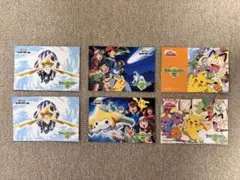 JR東日本　ポケモンスタンプラリー　2003 ポストカード　6枚セット