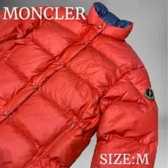 【希少】 MONCLER ビンテージ ダウンジャケット アシックス M 赤色